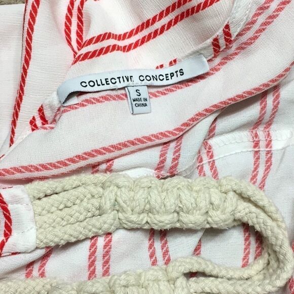 Collective Concepts rope stripe top. Runs small - Picture 4 of 4